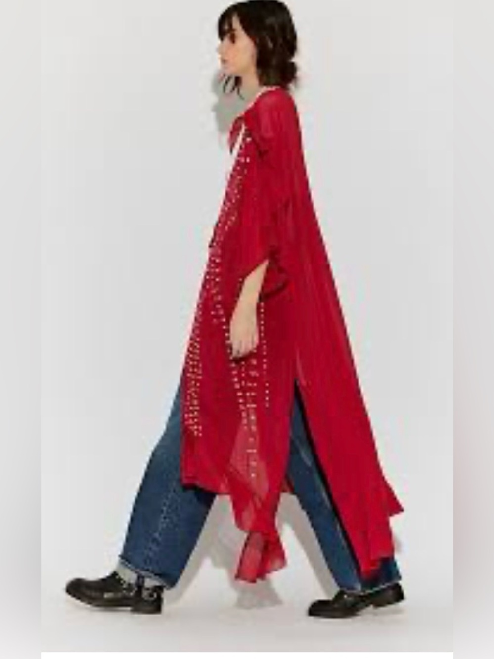 Free People So Billie Studded Duster - Picture 2 of 7